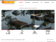Tablet Screenshot of 1stresponsepublicadjusters.com